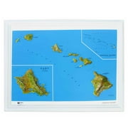Hubbard Scientific 3D Hawaiian Island Map K-HI2217, 22" x 17" - Unframed