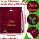 thumbnail image 5 of Bolsa de Navidad WILLBOND Santa Velvet 90x75 cm Burgundy, 5 of 7