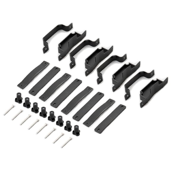 Saris MHS Cargo Roof Attachment Kit - Roof Rack Adapter for MHS Cargo Basket System Accessory