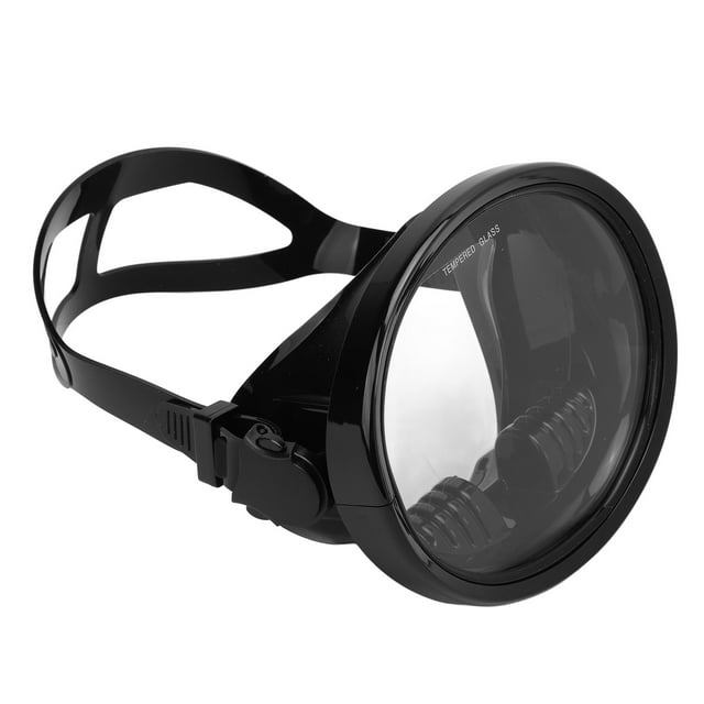 Snorkel Diving , Oval Panoramic View HD Scuba Goggles, Tempered Glass Lens Swimming Snorkeling Goggles Wide View Freediving for Adults