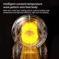 thumbnail image 4 of Electric Heater Portable Home Office Dormitory Living Room Bedroom Table Mini Small Overheat Protection Warmer Heating Device White, 4 of 9