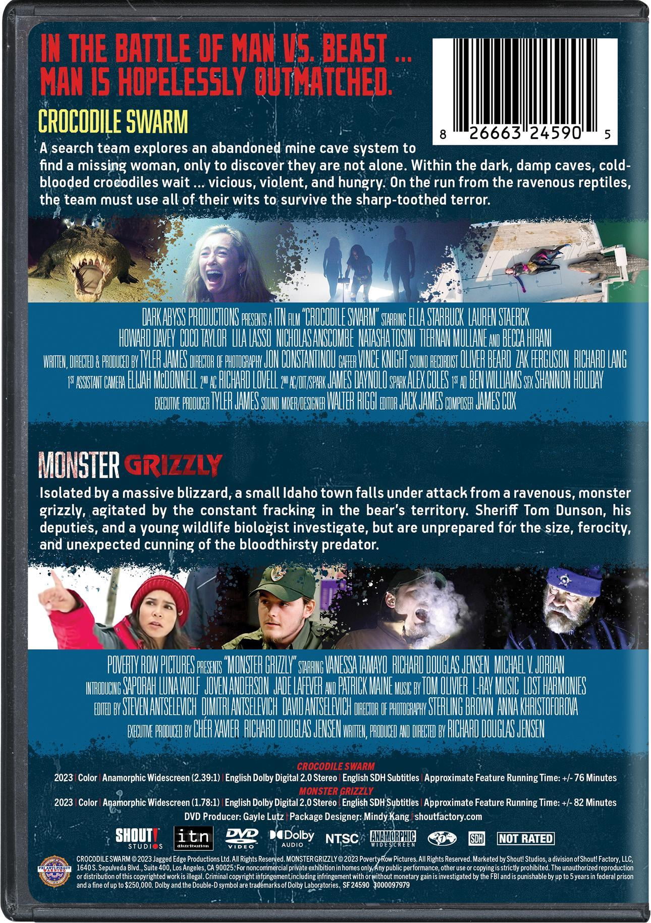 Two-Film Beast Collection (Crocodile Swarm / Monster Grizzly) (DVD), Shout! Factory, Horror