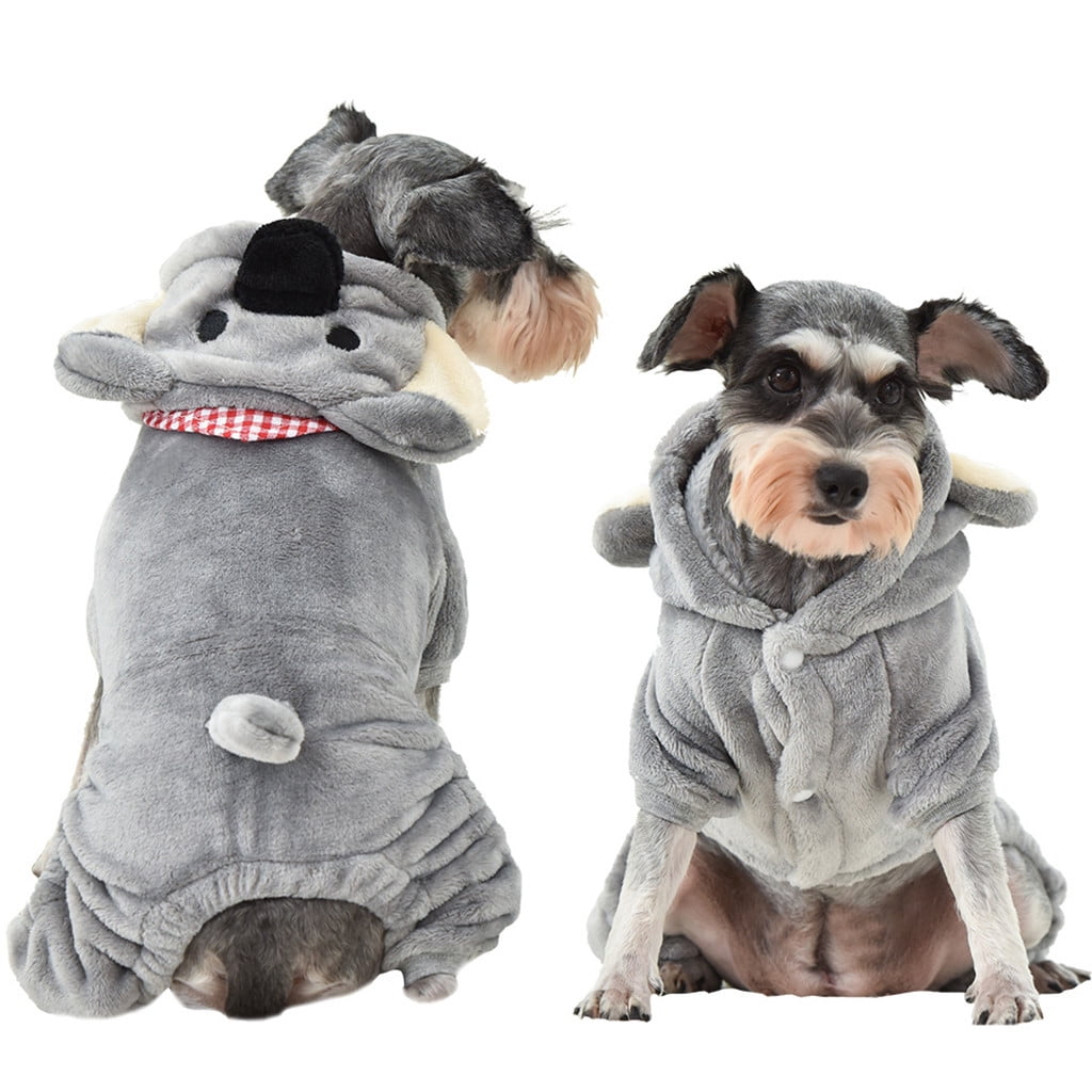 Pet Dog Cute Bear Hooded Coat Keep Warm Comfortable Funny Cat Dog