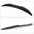thumbnail image 3 of Ikon Motorsports Rear Trunk Spoiler Wing Lip Added on Bodykit Replacement Compatible With 2021-2024 BMW G22 4 Series Coupe & G82 M4 Coupe PSM Style Dry Carbon Fiber, 3 of 9