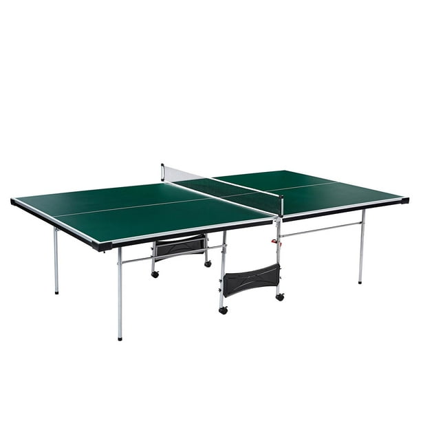 Lancaster 4 Official Size Indoor Folding Tennis Ping Pong Game Table - Walmart.com