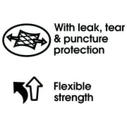 Great Value 4 Gallon Strong Flex Small Drawstring Garbage Bags, 40 Bags