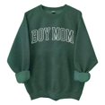 thumbnail image 2 of Boy Mom Sweatshirt Unisex Adult Crewneck Sweatshirt Soft Baggy Hoodie Basic Fall Fashion Outfits Oversized Sweatshirt Womens Sweatshirts No Hood Pullover Loose Fit Long Sleeve Tops, 2 of 3
