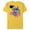 Yellow, variant on Disney Lilo & Stitch Bike Adventure - Short Sleeve Blended T-Shirt for Adults -Customized-Yellow