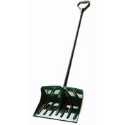 Suncast 18" Snow Shovel & Pusher with Wear Strip, Green