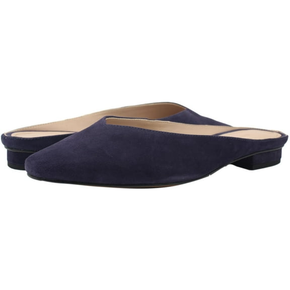 Banana Republic Womens Easy Mule Sandals, Blue, 9.5 B(M) US Unisex