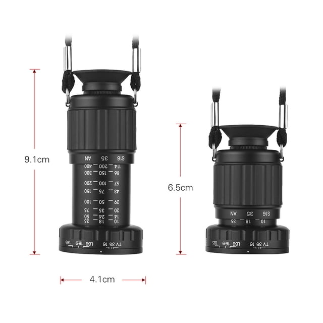Professional Portable 11X Micro Magnification Director's Viewfinder View Finder Scene Viewer Mini 41mm Front Thread Telescopic Zoom Photography Accessories for Professional