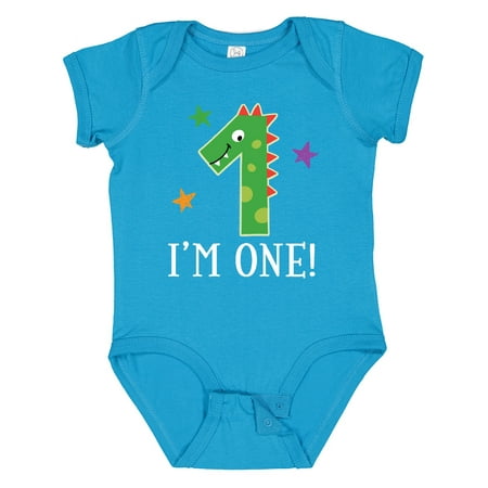 

Inktastic 1st Birthday Dinosaur Party Gift Baby Boy or Baby Girl Bodysuit