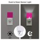 thumbnail image 3 of Balery Darkmagenta Luz Nocturna LED con Sensor Automático, Enchufe con Sensor Crepuscular, Luz Suave de 0.5W para Dormitorio, Pasillo, Baño-EU, 3 of 7