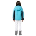thumbnail image 3 of Wantdo Girl's Hooded Skiing Jackets Kid's Waterproof Raincoats Rose Red Size 8, 3 of 9
