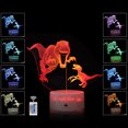 thumbnail image 3 of RMOR Dinosaur 3D Night Light Illusion Light Best Gift Idea for Friends, Kids, & Family-Cool Home Kids Bedroom Decor Sleep Helper with Touch Sensor 16 Color Mode, 3 of 7