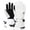 White, variant on Women's Ski Gloves, Thermal Insulated Winter Gloves with Fleece Lining, Waterproof Snow Sports Gloves for Skiing Snowboarding. Black