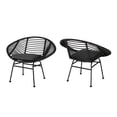 thumbnail image 2 of Cool Outdoor Basket Seat With Water- Cushions - Grey, Iron + Plastic, 30.02 In. Tall, 23.24 Wide, 36.88 Deep, 11.29 Lb, Assembly Required Contemporary Relax Chair, 2 of 7