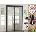 thumbnail image 2 of Puerta mosquitera magnética autosellante, con cortina de malla resistente, apta para mascotas y niños, compatible con puertas de hasta 99 x 210 cm., 2 of 7