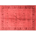 thumbnail image 1 of Ahgly Company Indoor Rectangle Oriental Red Industrial Area Rugs, 7' x 9', 1 of 4