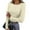 21#Khaki, variant on Women 2025 Fall Clothes Long Sleeve Shirts Ribbed Knit Fitted Basic Tee Going Out Tops Underscrub Casual Outfits Red M