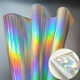 thumbnail image 2 of A5 Laser Magic Color Holographic Mirror Fur Bottom Leather Bag Shoes Clothes Crafts Diy Fabric 21X14.8Cm A5 Silver, Colored Faux Leather Sheets Upholstery Crafts Fabric for Bag Making Diy Making, 2 of 8