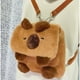 thumbnail image 3 of Mochila de felpa de capibara, bolso de piel de muñeco de peluche Kawaii a la moda, bolso para niños, bolso de hombro, Mini mochila, bolsas, regalos para novia, 3 of 5