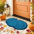 thumbnail image 5 of Beollynier Cute Pumpkin Bath Mat Soft Fluffy Absorbent Machine Washable Non Slip Bathroom Rug for Kitchen Entryway Indoor Outdoor Use, 5 of 6