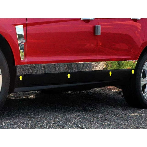 Stainless Rocker Panel Trim 8Pc Fits 2010-2016 Cadillac SRX TH50260 QAA