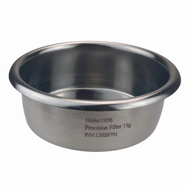 Canastilla para filtro de espresso Chengtech de 58 mm, 18 g, orificios redondos cortados con láser