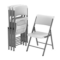 Lifetime A-Frame Folding Chair, White (Set of 4)-81170