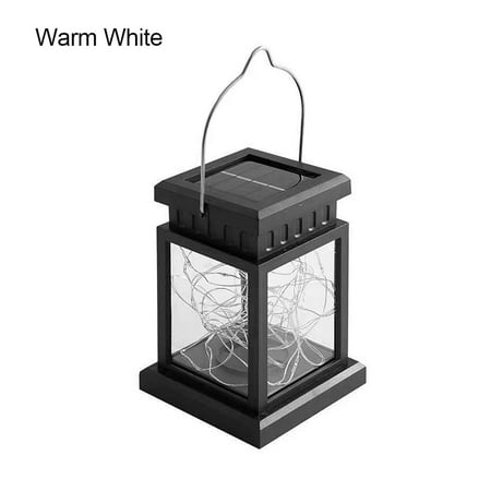 

2Pcs Solar Power Hanging Light IP65 Waterproof LED Decoration Garden Yard Lamp