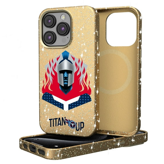 Keyscaper Gold Tennessee Titans 2024 Illustrated Limited Edition Bling iPhone Case