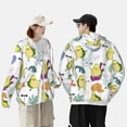 thumbnail image 4 of Lsque Orange Green Avocado UPF 50+ Lightweight Sun Protection Men's Women's Long Sleeve Shirt, Hoodie Performance -3X-Large, 4 of 9
