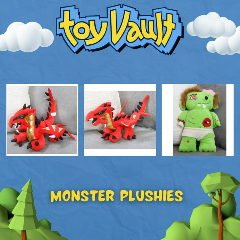 Red Dragon Plush (Large), from the Here Be Monsters Collection by Toy Vault