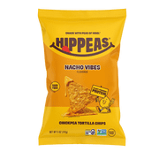 HIPPEAS Chickpea Tortilla Chips, Nacho Vibes, Gluten Free, 3g Protein, 5 oz