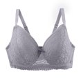 thumbnail image 6 of Byworldtasic Women's Plus Size Minimizer Bras Lace Underwire Push Up Everyday Floral Full Coverage Bralette, 6 of 6