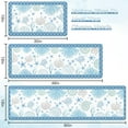 thumbnail image 2 of Coastal Beach Kitchen Mat， 3 PCS Inches Anti Fatigue Kitchen Rugs, Non-Slip Cushioned Floor Mats for Kitchen Home Office, Blue,18 * 30+18 * 48+18 * 60 Inches, 2 of 6