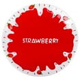 thumbnail image 1 of 1Pcs Ceramic Strawberry Plate for Western Food and Pasta Red Round Kitchen Food Dish, 1 of 8