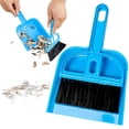 thumbnail image 2 of Mini Handheld Dustpan and Brush Set, Durable Small Broom with Dense Bristles, Portable Desktop Cleaning Brushes for Keyboard, Countertop, Car Interior, Pet Litter & Crumbs, 5.12x7.48 inch, 2 of 7