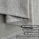 thumbnail image 5 of Lino Cortinas Blackout con Aislamiento Térmico, 100% Blackout y Ojal Superior Cortina para Recámara y Ventana de Sala, Capa Trasera de Revestimiento Gris, 2 Paneles, 132 x 213.3 cm, Gris, 5 of 13