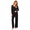 thumbnail image 1 of Nouveau Style Automne et Hiver Dames Coton Pur Manches Longues Tenue Décontractée Pyjama Ensemble Gris TTG, 1 of 8