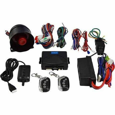 Premiertek 1-Way FM Car Alarm Security with Remote Control