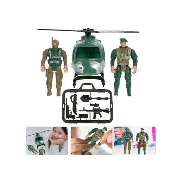 1 Set Mini Soldat Jouet de Combat Militaire Jouet Militaire Enfant Soldat  Jouet d'Anniversaire Enfant 