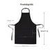 thumbnail image 3 of Delantal ajustable de 2 piezas con 2 bolsillos, delantal de cocina, delantal de cocina para cocina, restaurante, cafetería, 3 of 7