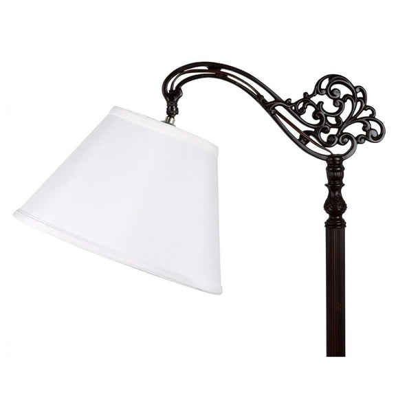 White Silk 10 Inch European Drum Uno Fitter Lampshade Replacement (6x10x7.5)