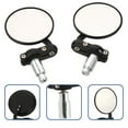 thumbnail image 6 of RENACLIPY Round Motorcycle Handlebar Mirrors Black ABS 1 Pair Universal Fit Motorbike Accessories, 6 of 8