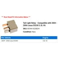 thumbnail image 2 of Tail Light Relay - Compatible with 2004 - 2006 ES330 3.3L V6 2005, 2 of 2