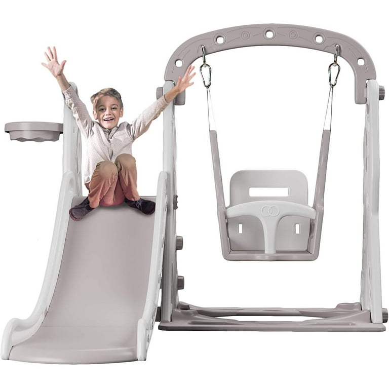 Swing and sales slide set toddler