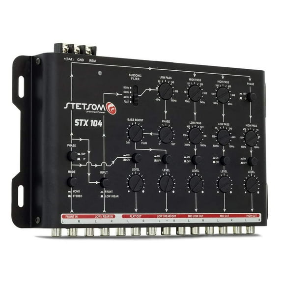 Stetsom STX104 Digital Audio Crossover 5 Channels High Performance
