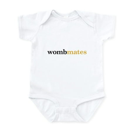 

CafePress - Wombmates_Orange Body Suit - Baby Light Bodysuit Size Newborn - 24 Months
